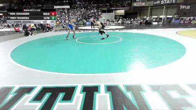 Boys 2A 157 lbs Cons. Round 5 - Ben Johansen, Washougal vs Trey StaRosa, Eatonville