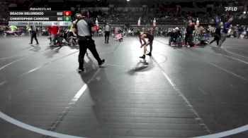 120 lbs Consi Of 16 #2 - Deacon DeLorenzo, Hasbrouck Heights vs Christopher Carbone, Brick Wrestling Club