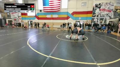 285 lbs Cons. Round 2 - Brannon LeMarr, Thunder Basin vs Javier Angel, Central