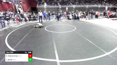 85 lbs Final - Griffin Mascarenas, Windsor WC vs Jameson Barth, Project WC