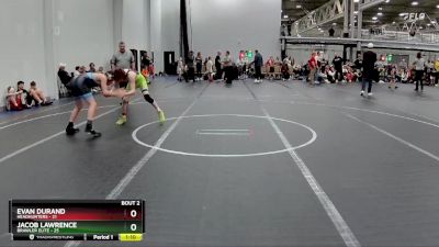 115 lbs Semis (4 Team) - Evan Durand, Headhunters vs Jacob Lawrence, Brawler Elite