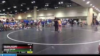 107 lbs Quarters & Wb (16 Team) - Mileena Notaro, Nebraska Tidal Wave vs Sophia Miller, STL Green