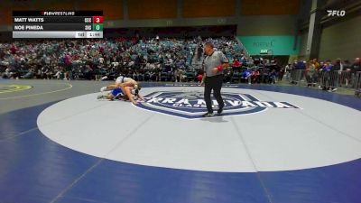 215 lbs Round Of 64 - Matt Watts, Corner Canyon vs Noe Pineda, Stansbury