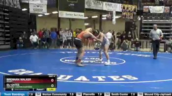 195 lbs Champ. Round 1 - Brennan Walker, Beloit vs Eli Gates, Anthony-Harper/Chaparral