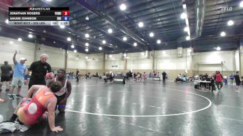 285 lbs 3rd Place - Jonathan Rogers, Youth Impact Center Wrestling Club vs Jakari Johnson, Eagles Wrestling Club