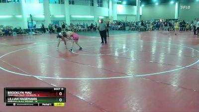 135 lbs Quarters & Wb (16 Team) - Brooklyn Mau, Team Iowa Crazy Coconuts vs Lillian Hagemann, Nebraska Black Widows