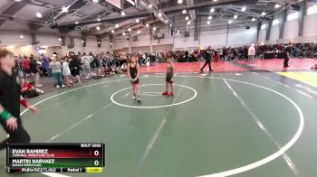 75 lbs Champ. Round 2 - Martin Narvaez, Dumas Wrestling vs Evan Ramirez, Cardinal Wrestling Club