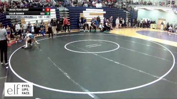 135 lbs. Semifinal - Lillie Banks, Menasha vs Jauzlyean Gray, Fort Osage