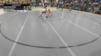 100 lbs Cons. Round 1 - Gabe VanHouten, Siouxland Wrestling Academy vs Hunter Pierce, Glasgow Wrestling Club