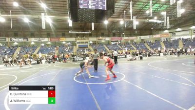 157 lbs Semifinal - Ollin Quintana, Brighton WC vs Jacob Williams, Black Hills Wr Ac