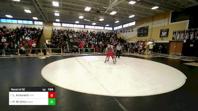 285 lbs Round Of 32 - Lucas Antonetti, Greenwich vs Pierre Martinez-Ortiz, New Britain