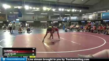 126 lbs Placement Matches (16 Team) - Cj Duren, Backyard Brawlers vs Jacob Miller, TN Misfits