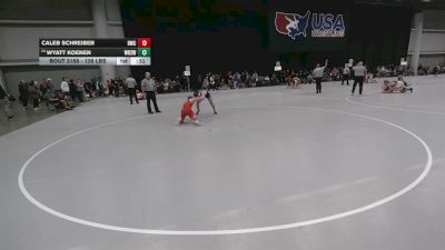 126 lbs Cons. Rd Of 64 - Wyatt Koenen, Wayzata High School Wrestling vs Caleb Schreiber, Ringers Wrestling Club