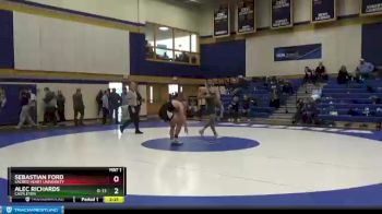 184 lbs Champ. Round 2 - Sebastian Ford, Sacred Heart University vs Alec Richards, Castleton