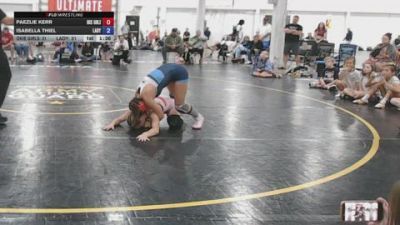 120 lbs Rr Rnd 5 - Paezlie Kerr, Okie Girls - GK12E vs Isabella Thiel, Lady Warriors Wrestling Club - GK12E