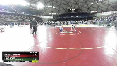 77 lbs Cons. Round 3 - Luke Stage, Rainier Junior Wrestling Club vs Davin Stratton, Twin City Wrestling Club