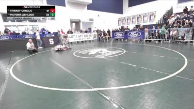110 lbs Champ. Round 1 - Trinady Orozco, Newbury Park vs Victoria Ashlock, Edison