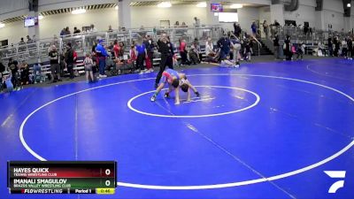 72 lbs 2nd Place Match - Imanali Smagulov, Brazos Valley Wrestling Club vs Hayes Quick, Texans Wrestling Club