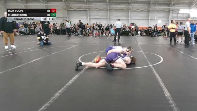 157 lbs Finals (2 Team) - Charlie Robb, Ohio Gold vs Jack Volpe, Old Hickory