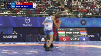 51 kg 1/8 Final - Sandor Kurdi, Hungary vs Gevorg Harutyunyan, Armenia