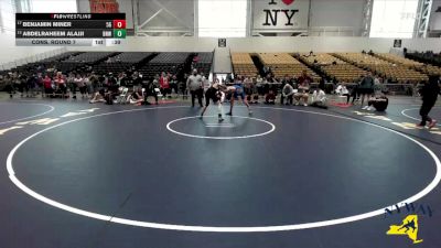 160 lbs Cons. Round 7 - Abdelraheem Alajji, Buffalo Nomads Wrestling vs Benjamin Miner, 518 Grapplers
