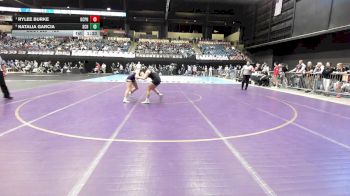 120 lbs Semifinal - Rylee Burke, Kansas City-Piper HS vs Natalia Garcia, Salina-Central HS