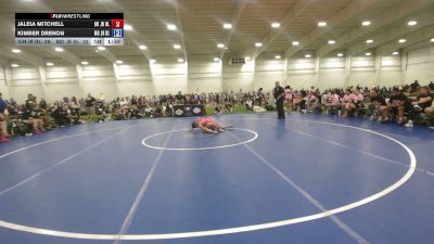 105 lbs JaLeia Mitchell, Ohio Blue vs Kimber Drenon, Missouri Blue
