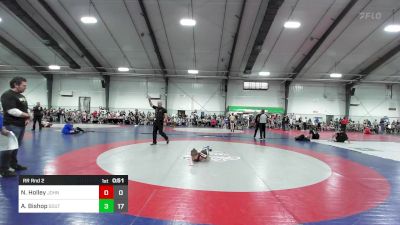 60 lbs Rr Rnd 2 - Noah Holley, John Wayne Corcoran Wrestling Association vs August Bishop, South Forsyth WAR Wrestling Club