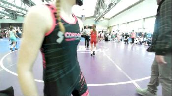 95 lbs Rr Rnd 1 - Brynn Cunningham, All I See Is Gold Academy - Girls vs Kali Naples, Cordoba Trained (Sand Storm Sisters)