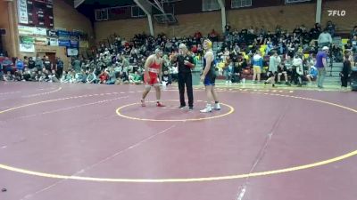 215 lbs Champ. Round 2 - Robert Ibarra, Santa Cruz Valley Union Hs vs Cohen Brown, Sahuarita High School