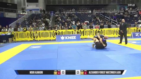 Alexander Forest Matzinger Lash vs Nour Almasri 2025 Pan IBJJF Jiu-Jitsu No-Gi Championship