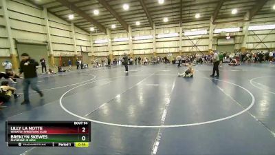 86-95 lbs 1st Place Match - Breklyn Skewes, Duchesne Jr High vs Lilly La Notte, Wasatch Wrestling Club