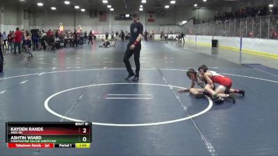 75 lbs Cons. Round 4 - Ashtin Wiard, Constantine Falcon Wrestling vs Kayden Rands, Ares WC