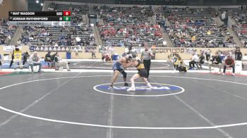 138 lbs Champ. Round 2 - Mat Wasson, Harrison County vs Jordan Rutherford, Simon Kenton