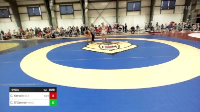 125 lbs Consi Of 16 #2 - Connor R. Kerwin, Wilkes vs Clayton O'Connor, Western New England