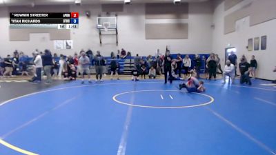 70-73 lbs Champ. Round 3 - Rownin Streeter, Apex Wrestling vs Titan Richards, Bonners Ferry Wrestling Club