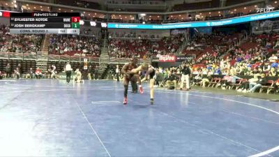 3A-120 lbs Cons. Round 3 - Josh Bergkamp, Dowling Catholic vs Sylvester Kotoe, Waterloo West