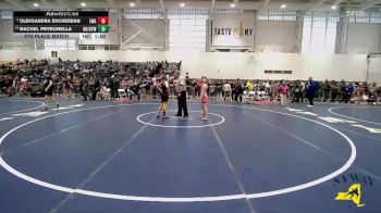 95 lbs 5th Place Match - Rachel Petronella, New Hartford / Sauquoit Youth Wrestling vs Oleksandra Shcherban, Elite Wrestling Academy