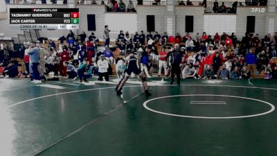 132 lbs Consi Of 16 #1 - Yazmanny Guerrero, Brockton vs Jack Carter, Plymouth South