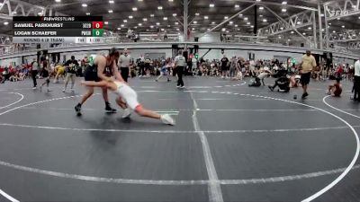 215 lbs Round 4 (8 Team) - Logan Schaefer, Prime WC White vs Samuel Parkhurst, Team 302 Blue