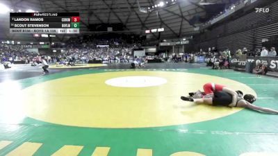 Boys 1A 138 lbs Champ. Round 2 - Scout Stevenson, Royal vs Landon Ramos, Castle Rock