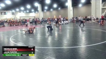 126 lbs Round 1 (6 Team) - Jacob Fuentes, Florida Young Gunslingers vs Nicholas Rimel, Wrestling University