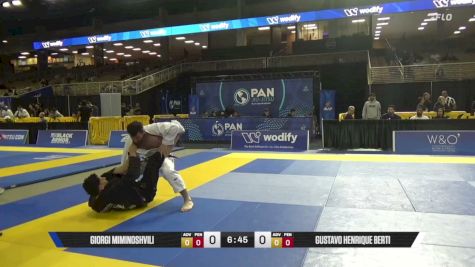 Giorgi Miminoshvili vs Gustavo Henrique Berti 2026 Pan Jiu Jitsu IBJJF Championship