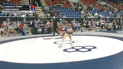 115 lbs Cons. Rd Of 32 - Roselane D. Verrett, Minnesota vs Kenzie Nondorf, Kansas