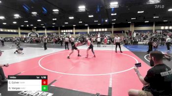 144 lbs Semifinal - Cooper Culver, Durham WC vs Gideon Vargas, Canyon Springs WC