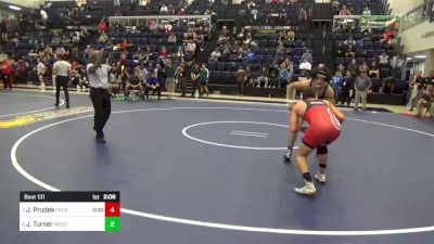 174 lbs Quarterfinal - Jake Prudek, Fresno City vs Jacob Turner, Modesto