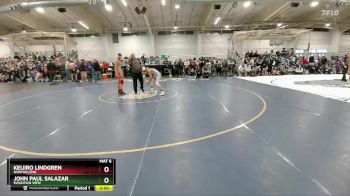 126 lbs Champ. Round 1 - Keijiro Lindgren, Northglenn vs John Paul Salazar, Mountain View