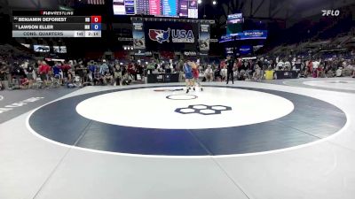 132 lbs Cons. Quarters - Benjamin DeForest, ND vs Lawson Eller, MN
