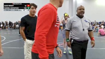 106 lbs Round 3 (4 Team) - Gage Wright, The Dream Team vs Gabriel Gustafson, Top Rank Hawks Wrestling