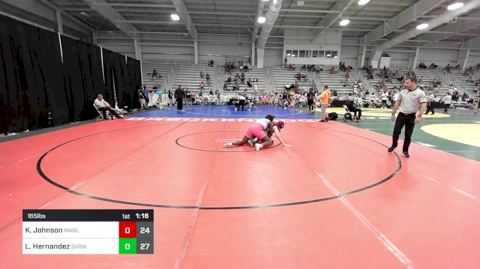 165 lbs Rr Rnd 3 - Kamil Johnson, Marlboro Wrestling Club vs Leila ...